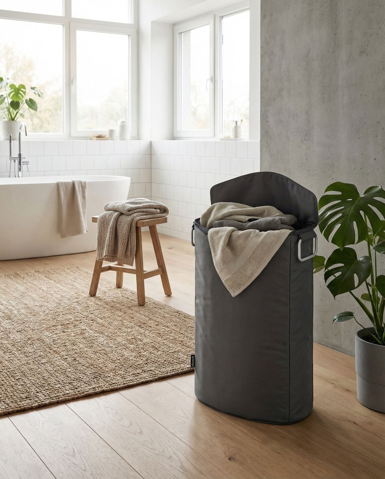 Blomus Frisco Çamaşır Sepeti - Antrasit Gri - Modern Tasarım ve Fonksiyonel Ev Aksesuarı