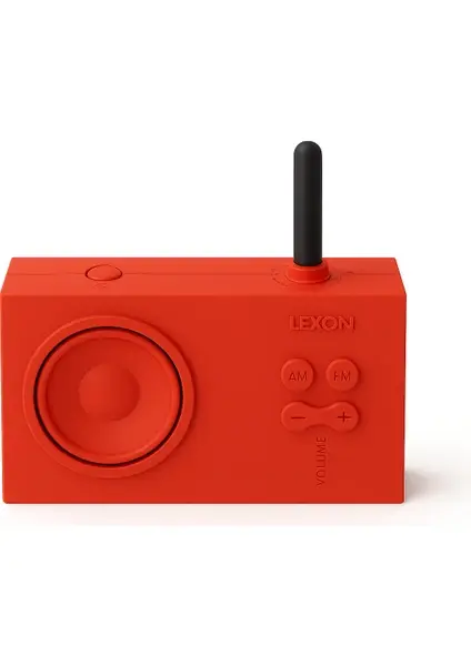Lexon Tykho La 42 Retro Radyo – Suya Dayanıklı AM/FM Tasarım Radyo Kırmızı