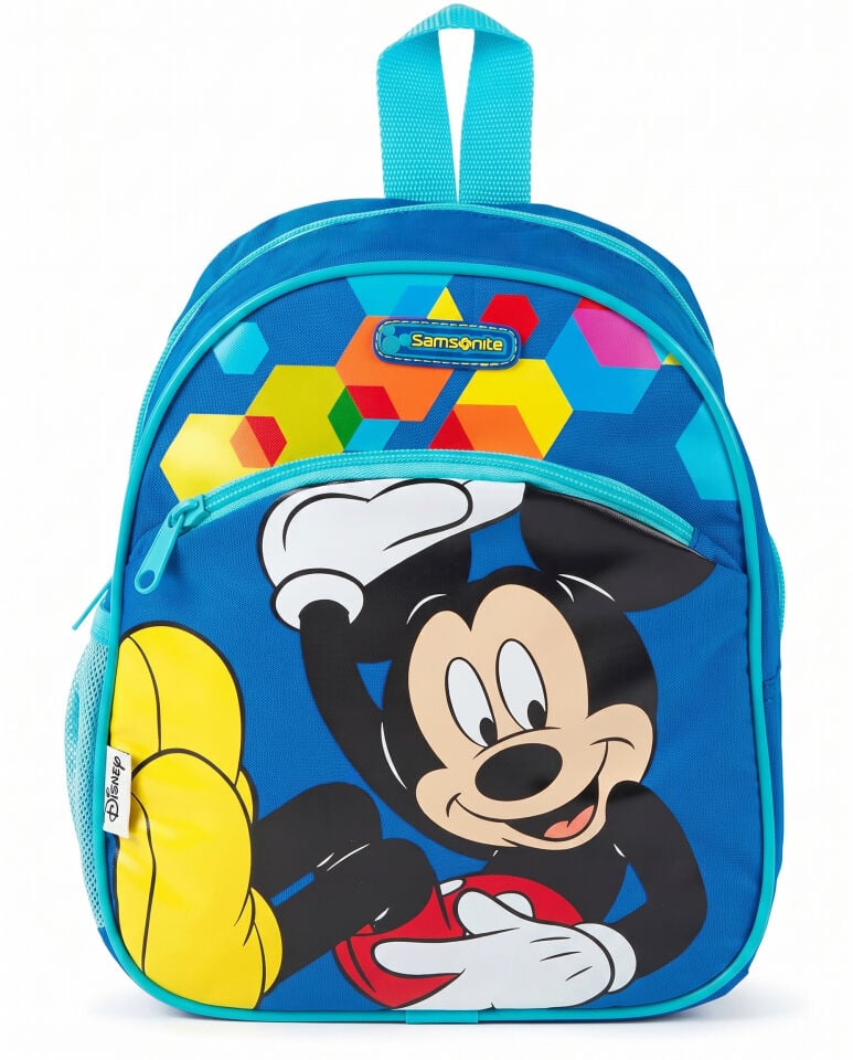 Samsonite Mickey Mouse Çocuk Sırt Çantası Disney Lisanslı Kreş ve Anaokulu Çantası 7 Litre Mavi