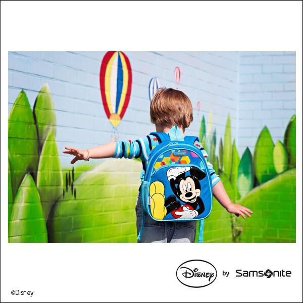 Samsonite Mickey Mouse Çocuk Sırt Çantası Disney Lisanslı Kreş ve Anaokulu Çantası 7 Litre Mavi