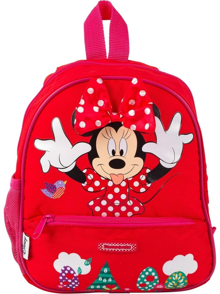 Samsonite Mickey Mouse Anaokulu Çantası Kırmızı – Lisanslı Disney Çocuk Okul Çantası