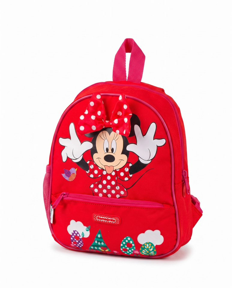 Samsonite Minnie Mouse Çocuk Sırt Çantası Disney Lisanslı Kreş ve Anaokulu Çantası 7 Litre Kırmızı