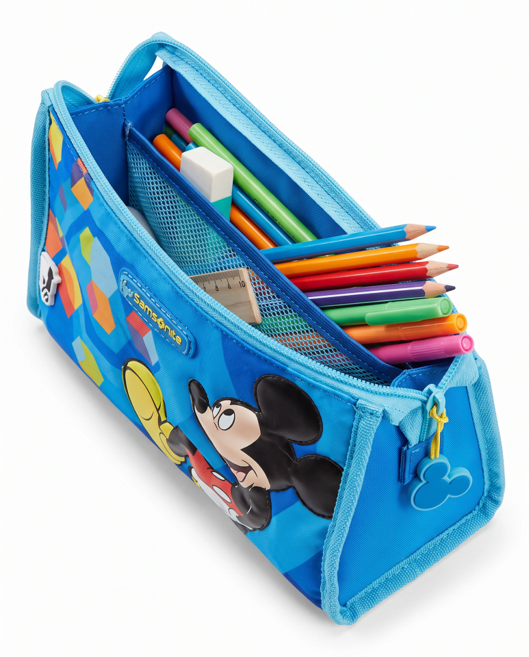 Samsonite Mickey Mouse Kalem Kutusu Disney Lisanslı Mavi