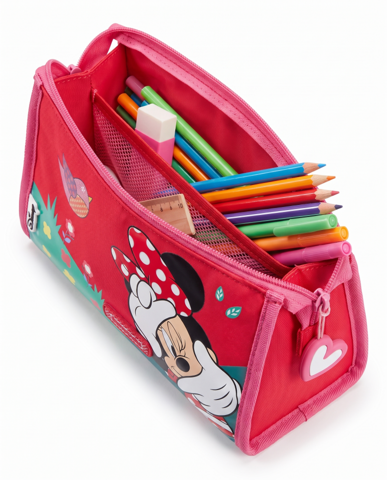 Samsonite Minnie Mouse Kalem Kutusu Disney Lisanslı Kırmızı